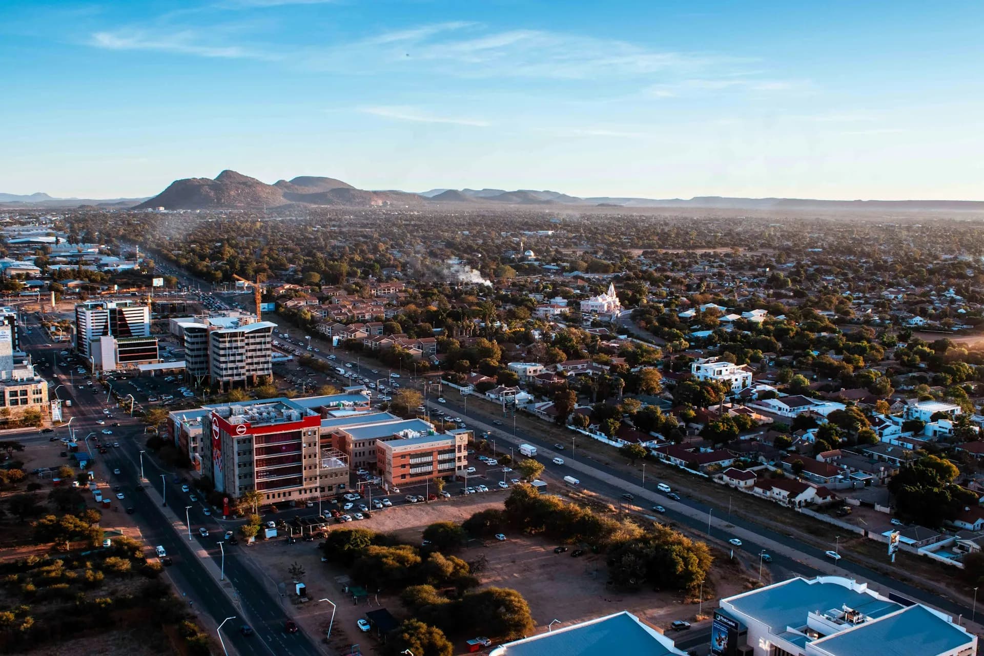gabrone városa botswanában air botswana repülőtér